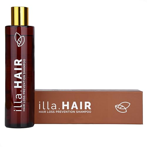 Evoepharm® illa.HAIR Hair Loss Prevention Shampoo Haarwuchsshampoo für Männer, Frauen Anti Haarausfall | Haarverdichtung Beschleunigung des Haarwachstums | Hair Growth Haarpflege | Ideal als Geschenk von illa.HAIR