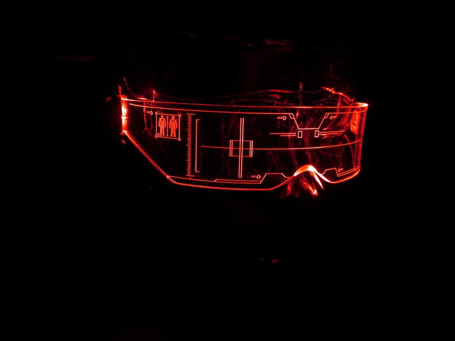 Das Original Beleuchtete Cyberpunk Cyber Goth Visier Citadel Clear Wähle Deine Led Farbe Das Original Beleuchtete Cyberpunk Cyber Goth Visier Citadel Clear Wähle Deine Led Farbe von illumicyberwear