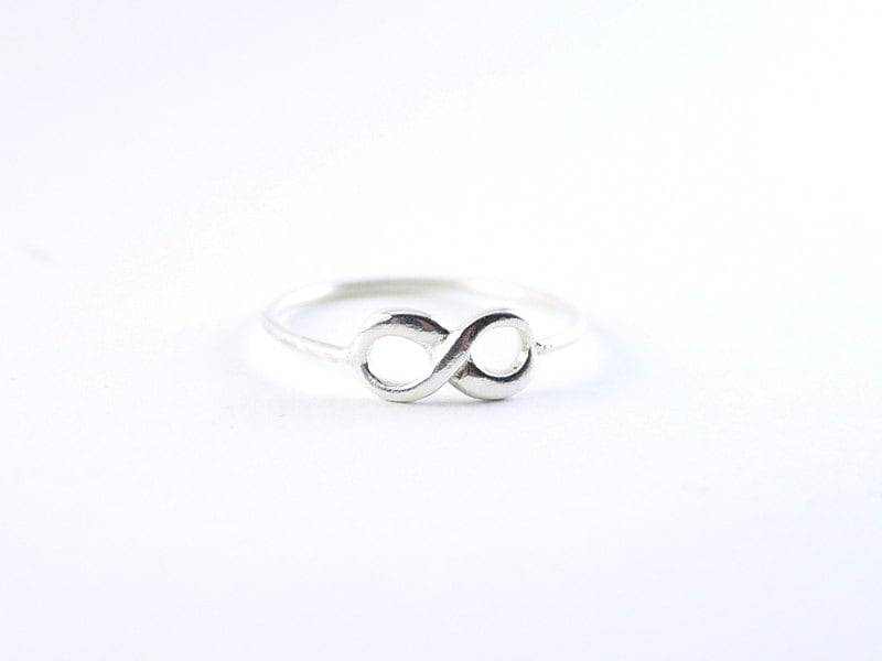 Infinity Ring - Sterling Silber Eternity Forever Freundschaftsring Minimal Zierlich Infinity Ring - Sterling Silber Eternity Forever Freundschaftsring Minimal Zierlich von illusy