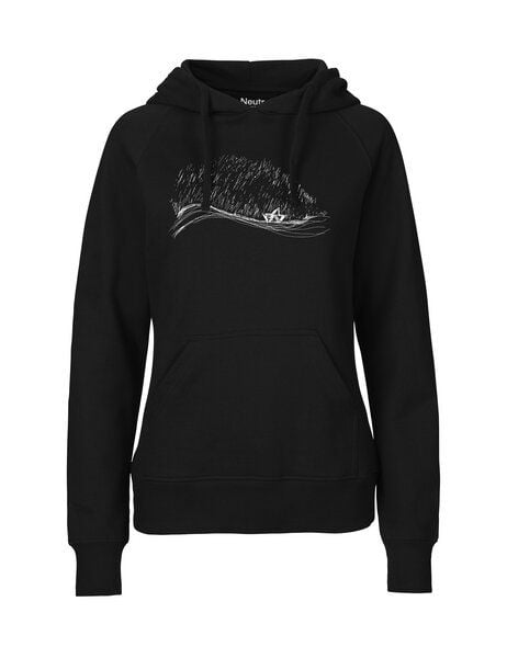 ilovemixtapes Fair gehandelter Bio Frauen Hoodie "Stormy Weather " vegan von ilovemixtapes