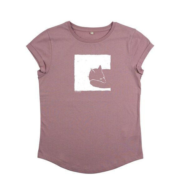 ilovemixtapes Fox in a box Fuchs Frauen T-Shirt aus Bio-Baumwolle von ilovemixtapes
