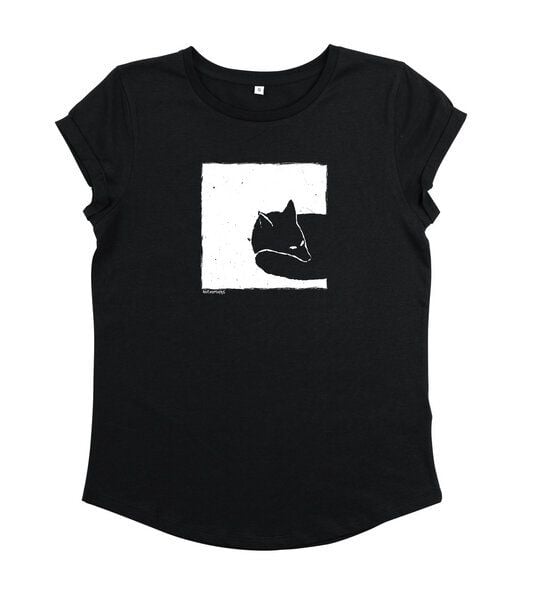 ilovemixtapes Fox in a box Fuchs Frauen T-Shirt aus Bio-Baumwolle von ilovemixtapes