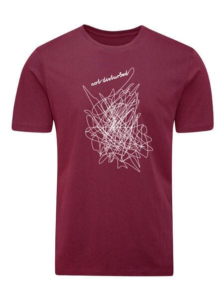 ilovemixtapes Not Disturbed Men Essential T-Shirt – Nachhaltiges Bio-Baumwoll-T-Shirt mit Siebdruck von ilovemixtapes