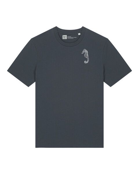 ilovemixtapes Unisex Bio T-Shirt mit Seepferdchen Brustdruck – nachhaltig & fair von ilovemixtapes