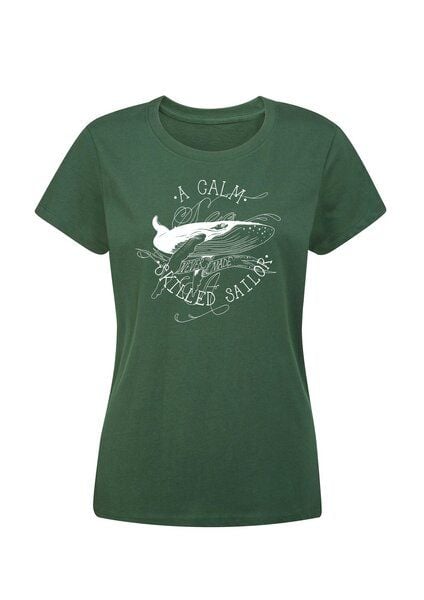 ilovemixtapes a calm sea... Wal Damen Essential Bio-Baumwoll T-Shirt I Nachhaltig & Fair von ilovemixtapes