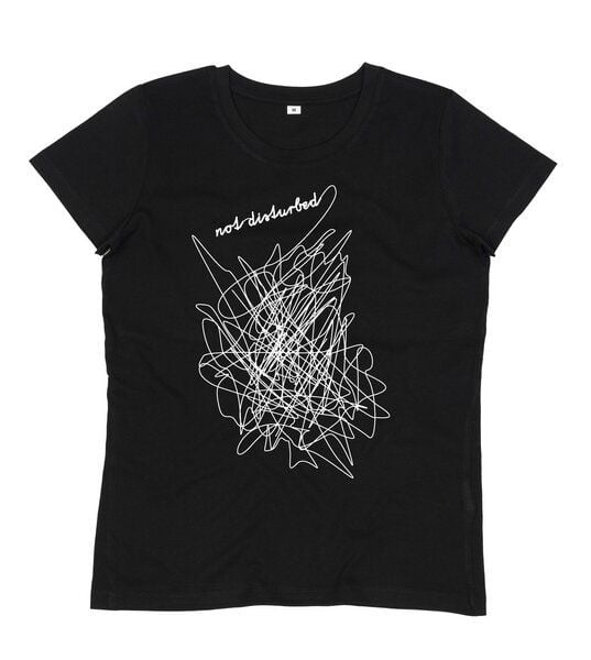 ilovemixtapes not disturbed Damen Essential Bio-Baumwoll T-Shirt I Nachhaltig & Fair von ilovemixtapes