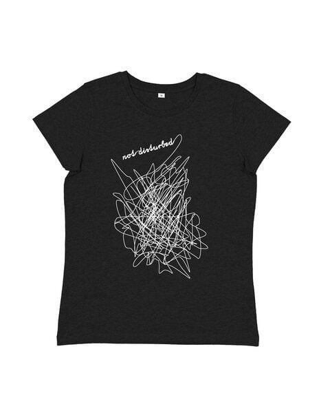 ilovemixtapes not disturbed Damen Essential Bio-Baumwoll T-Shirt I Nachhaltig & Fair von ilovemixtapes