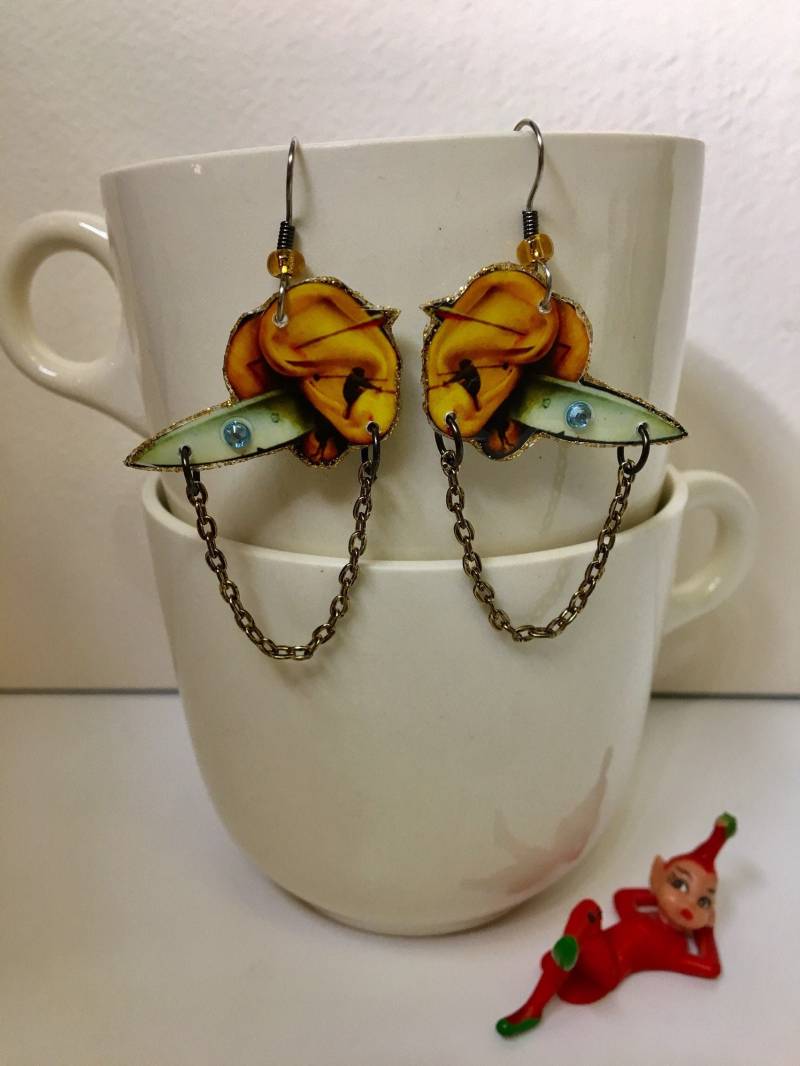 Hieronymus Bosch Ohrringe Garten Der Lüste Himmel Und Hölle Alte Meister Maler Ohr Messer von ilovemyauntdebbie