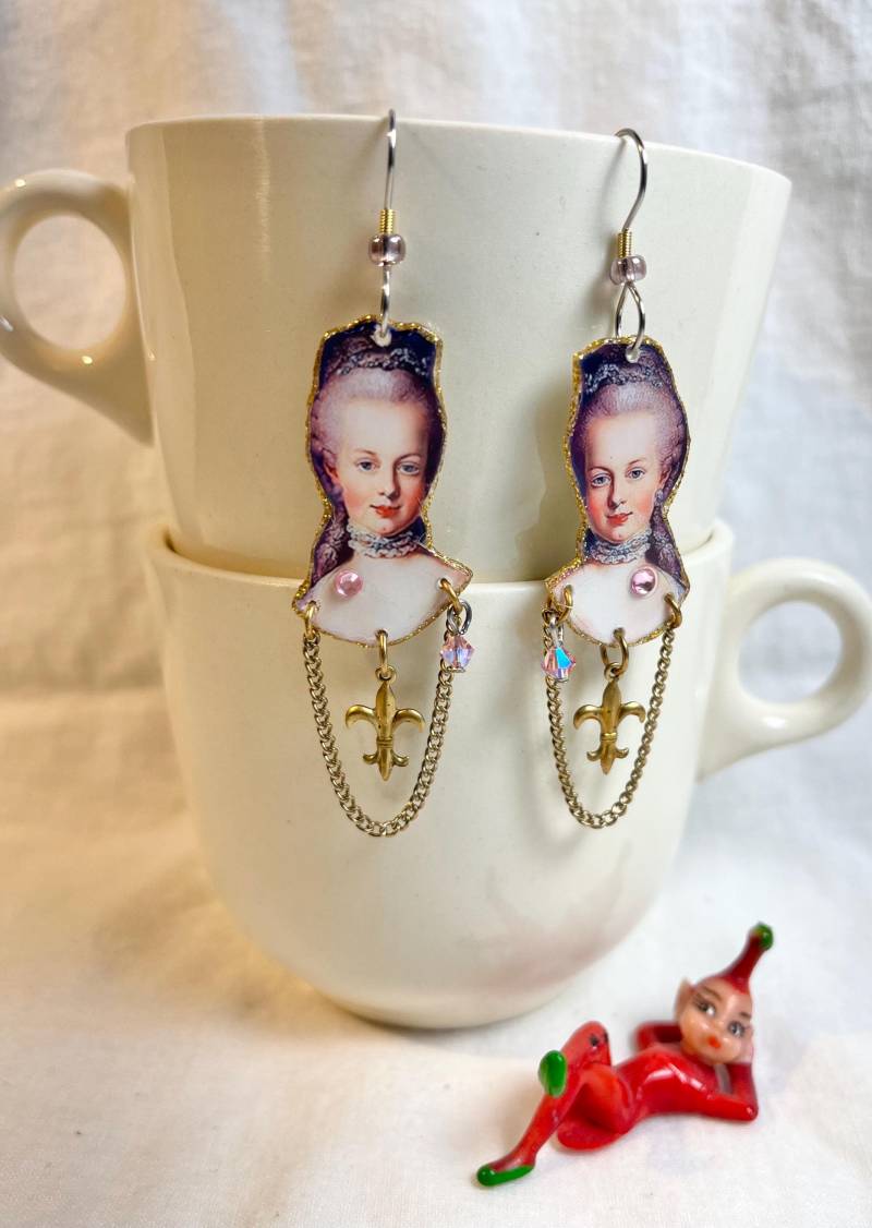 Marie Antoinette Ohrringe Let Sie Kuchen Guillotine Frankreich Essen von ilovemyauntdebbie