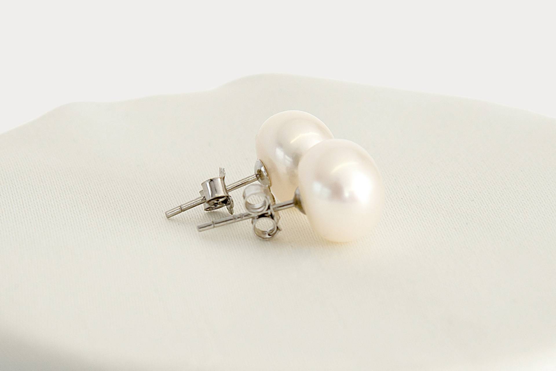 Süßwasser Perle Ohrstecker 10-11 Mm von ilovemypearls