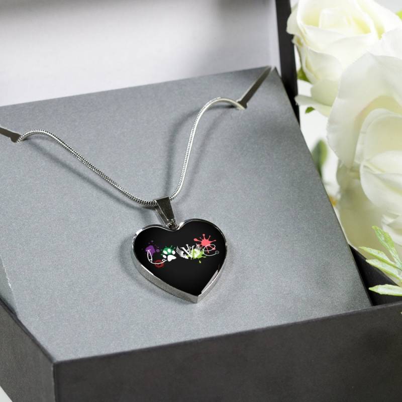 Love Tiermedizin Herz Halskette + Geschenkbox Tierarzt, Tierarzt Tech, Student Abschluss Geschenk Love Tiermedizin Herz Halskette + Geschenkbox Tierarzt, Tierarzt Tech, Student Abschluss Geschenk von iloveveterinarystore