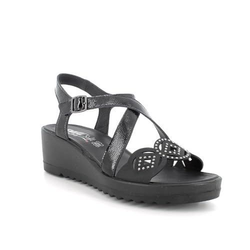 ENVAL SOFT Damen D.calypso Enval Keilsandale, Schwarz, 37 EU von ENVAL SOFT