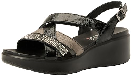 ENVAL SOFT Damen D.caterina Enval Keilsandale, Schwarz, 38 EU ENVAL SOFT Damen D.caterina Enval Keilsandale, Schwarz, 38 EU von ENVAL SOFT