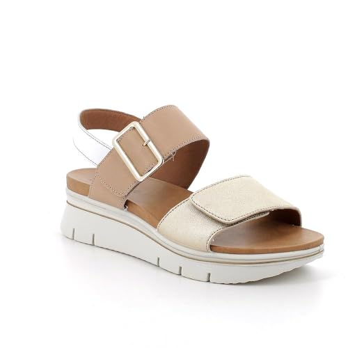 imac spa ENVAL SOFT Damen D.Sharon Enval Keilsandale, Platin Beige, 41 EU von ENVAL SOFT