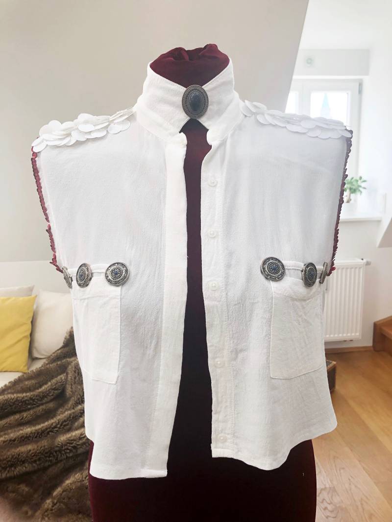 Boho Weste "Frühlingsfieber", Upcycled, Handgemachte Mode von imagimo