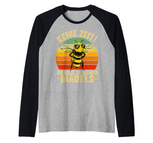 Bienen Kostüm Kind Biene Bienen Flügel Imkereibedarf Herren Raglan von Imker Geschenke Bienen Biene Kostüm Herren Damen