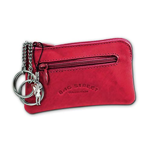 Etui Geldbörse Schlüsseltasche pink Unisex Leder DrachenLeder 10x0.5x6cm D4OPJ900P Schlüsseltasche von imppac
