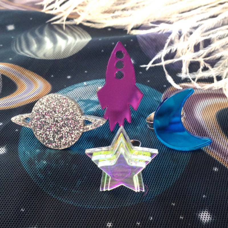 Galaxie-Ring-Set von imyourpresent