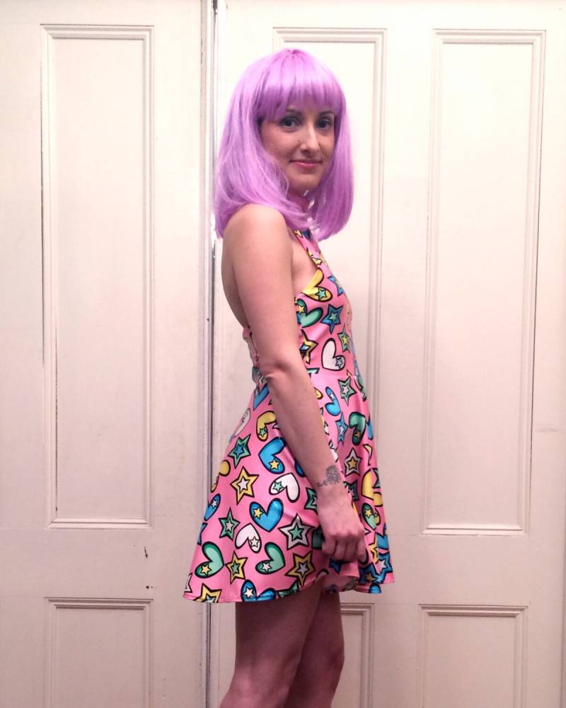 Party Pop Bubblegum Pink Neckholder Kleid Gr. Klein | Us 4/6 von imyourpresent