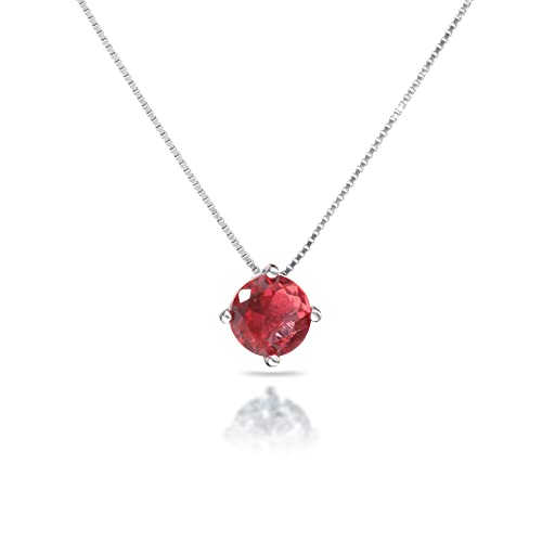 inSCINTILLE Diamant Kette Halskette Damen Silber 925 mit Kubischem Zirkoniumdioxid. Inklusive Geschenkbox von inSCINTILLE