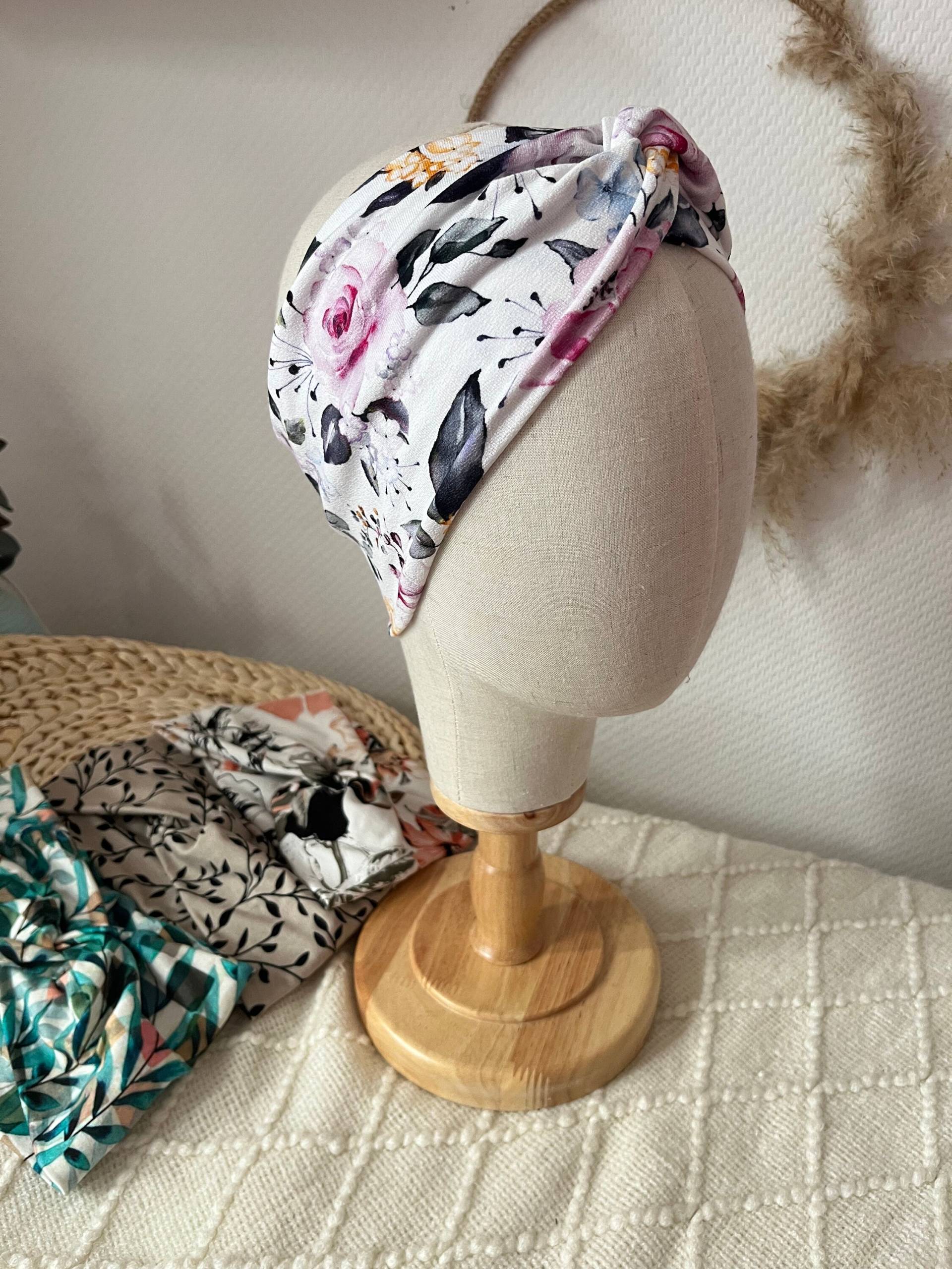 Viskose Dünne Leichte Haarband/Sommer Warme Tage Haar-Accessoires/ Lila Blumenmuster /Buntes Knotenhaarband Nach Maß Auf Deine Kopf Viskose Dünne Leichte Haarband/Sommer Warme Tage Haar-Accessoires/ Lila Blumenmuster /Buntes Knotenhaarband Nach Maß Auf Deine Kopf von inasFadenzauber