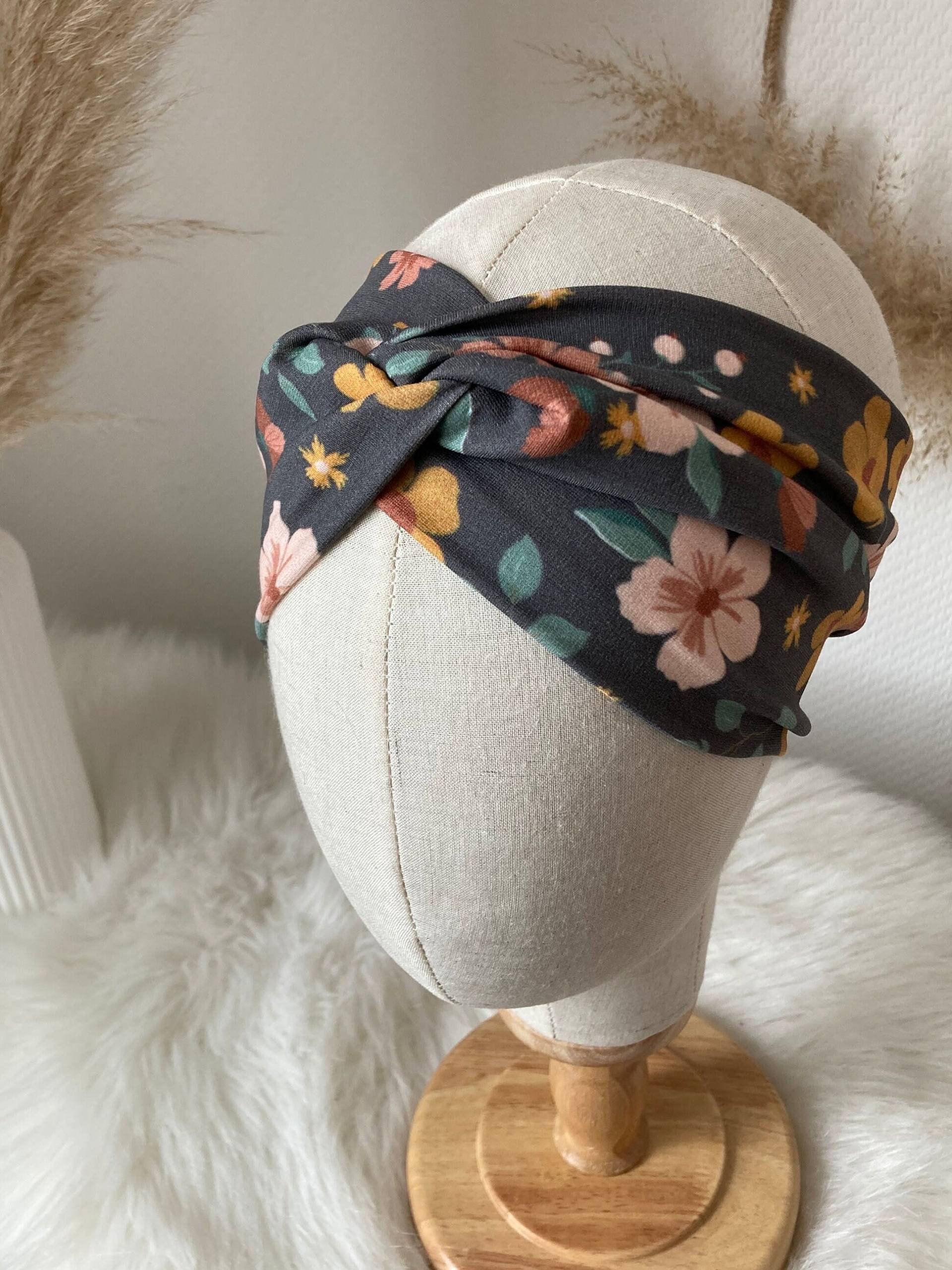 Viskose Leichte Haarband/Haar-Accessoires/ Flower, Blumen Muster Stirnband Buntes Knotenhaarband Nach Maß Für Deinen Kopf Viskose Leichte Haarband/Haar-Accessoires/ Flower, Blumen Muster Stirnband Buntes Knotenhaarband Nach Maß Für Deinen Kopf von inasFadenzauber