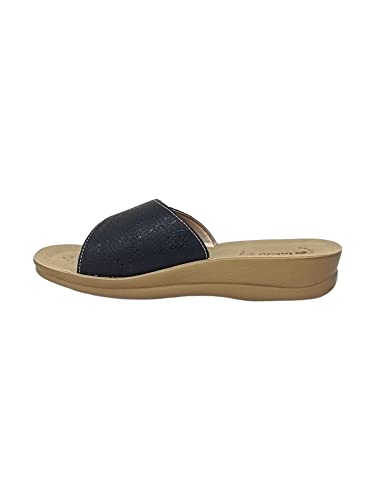 Inblu VR-58 Damen-Slipper aus Lycra, Schwarz, Wellness-Linie, Schwarz - Schwarz - Größe: 38 EU von inblu