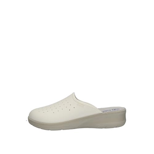 inblu Damen Madama Holzschuh, Bianco Bianco 001, 40 EU von inblu