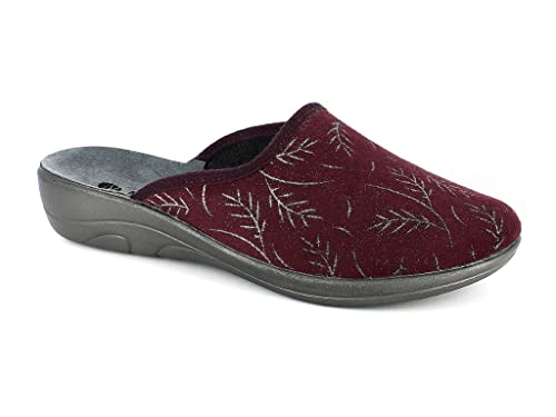 inblu Damen natürlichem Muster Hausschuh, Pflaume, 39 EU von inblu