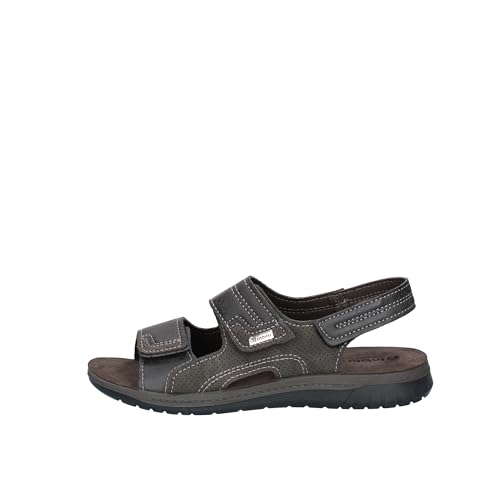 inblu Herren Sandalen mit dreifacher Verstellung mit Klettverschluss Hausschuh, anthrazit, 42 EU von inblu