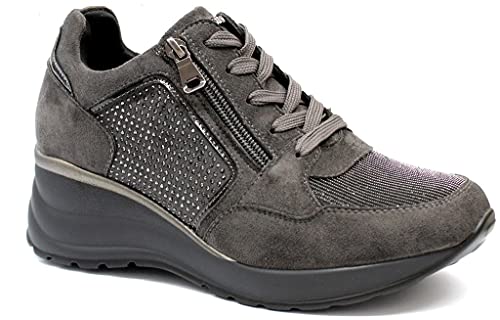 inblu Schuhe, Winterschuhe für Damen, Art. IN-264, Schwarz, grau, 38 EU von inblu