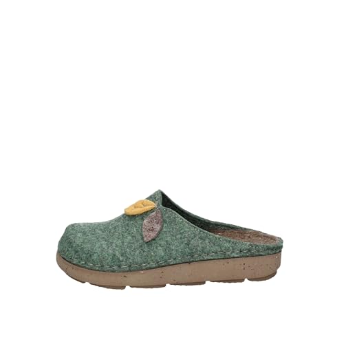 inlbu Ecofriends Damen Blättern, Sohle und Obermaterial aus recyceltem Material, 35/41 Clogs, Minzgrün, 41 EU von inblu