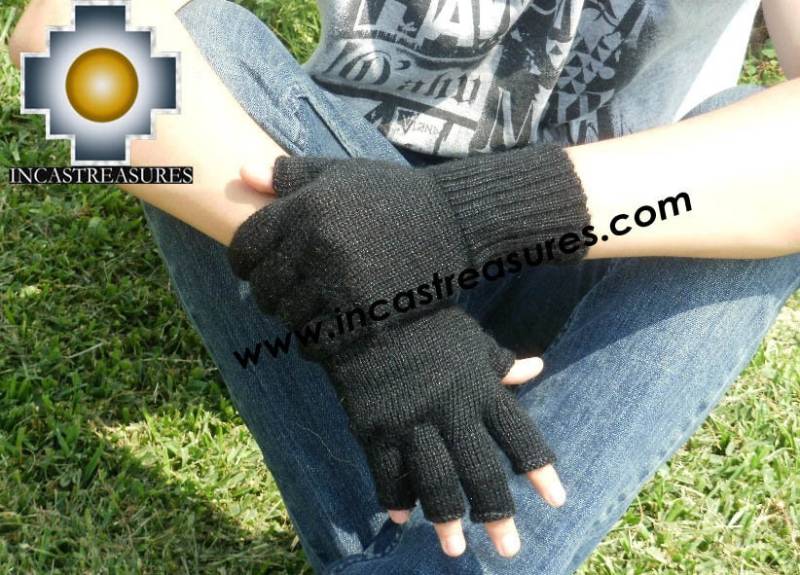 10 Paar Fingerlose Handschuhe Aus Alpakawolle - Kostenloser Versand von incastreasures