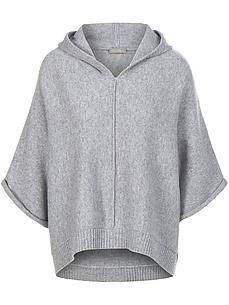 Hoodie-Pullover aus Schurwolle und Kaschmir include grau von include