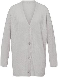 Long-Strickjacke include grau