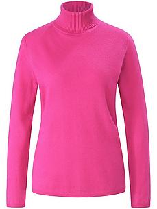 Rollkragen-Pullover aus Schurwolle und Kaschmir include pink von include