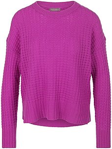 Rundhals-Pullover aus 100% Premium-Kaschmir include pink von include