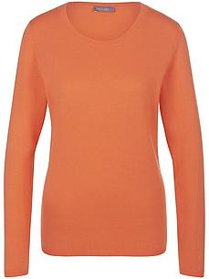 Rundhals-Pullover aus Schurwolle und Kaschmir include orange von include