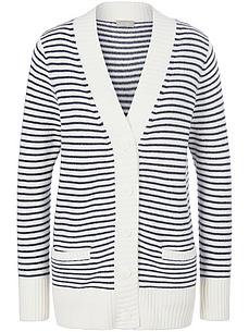 Strickjacke aus 100% Premium-­Kaschmir include weiss
