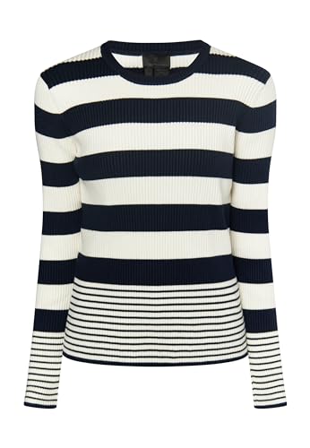 incus Damen Strickpullover 39728510-IN02, Marine WOLLWEISS, M/L von incus