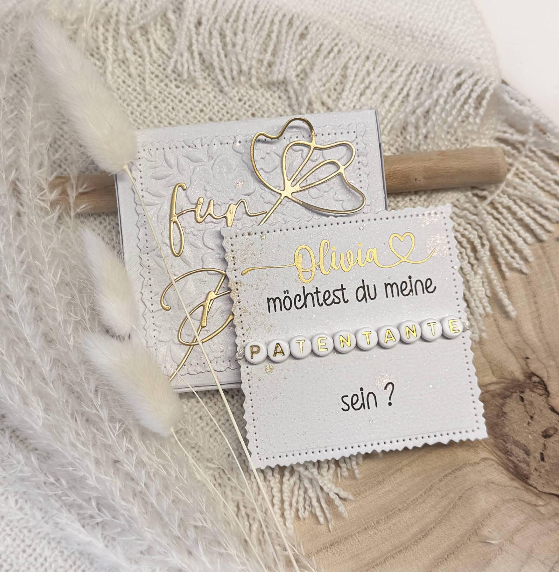 Armband Patentantemit Mit Namen von indemi