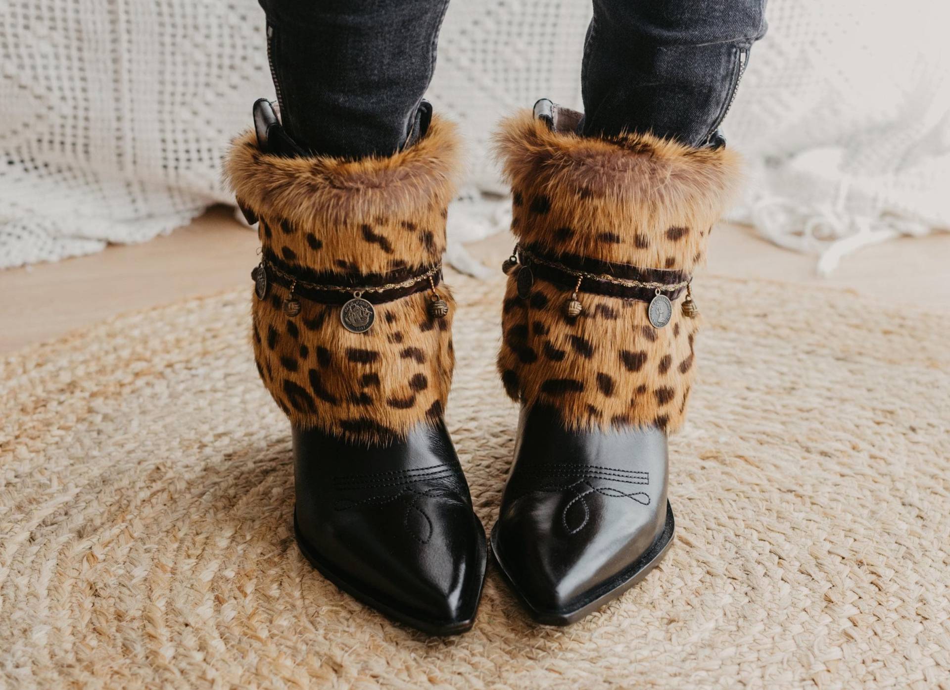 Würfel Botas De Piel, Enspannung Tobillo Boho Für Mujer, Accesorios Bota Und Medida Hippie-stil, Botines Würfel Botas De Piel, Enspannung Tobillo Boho Für Mujer, Accesorios Bota Und Medida Hippie-stil, Botines von indiemaison