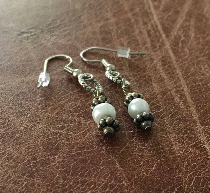 Faux Perle Ohrringe Faux Perle Ohrringe von indljewelry