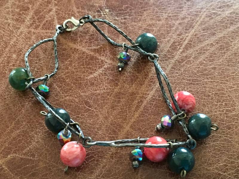 Jasper Und Rhodonit Armband Jasper Und Rhodonit Armband von indljewelry