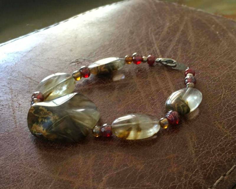 Kirsche Quarz Armband von indljewelry