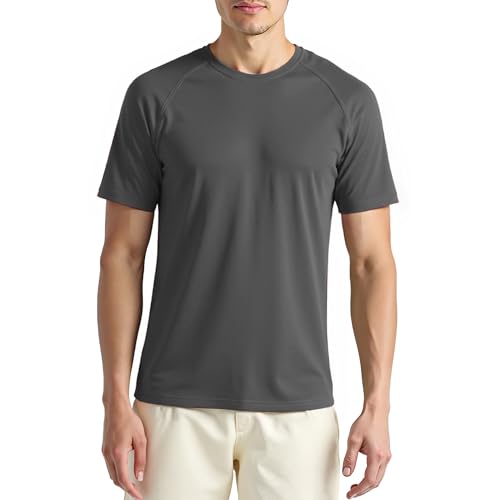 ineepor Merino Shirt Herren Wandershirt Gym Fitness Funktionsshirt Atmungsaktiv Basic Sport Tshirts Anti Schweiß UPF 50+ Kühlung Schnelltrocknend Geruchshemmend ineepor Merino Shirt Herren Wandershirt Gym Fitness Funktionsshirt Atmungsaktiv Basic Sport Tshirts Anti Schweiß UPF 50+ Kühlung Schnelltrocknend Geruchshemmend von ineepor