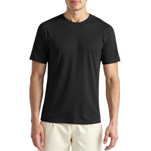 ineepor Merino Shirt Herren Wandershirt Gym Fitness Funktionsshirt Atmungsaktiv Basic Sport Tshirts Anti Schweiß UPF 50+ Kühlung Schnelltrocknend Geruchshemmend ineepor Merino Shirt Herren Wandershirt Gym Fitness Funktionsshirt Atmungsaktiv Basic Sport Tshirts Anti Schweiß UPF 50+ Kühlung Schnelltrocknend Geruchshemmend von ineepor