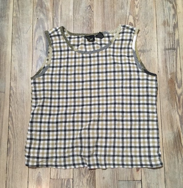 Frau Lee Gingham Boxy Tank von inezandberyl