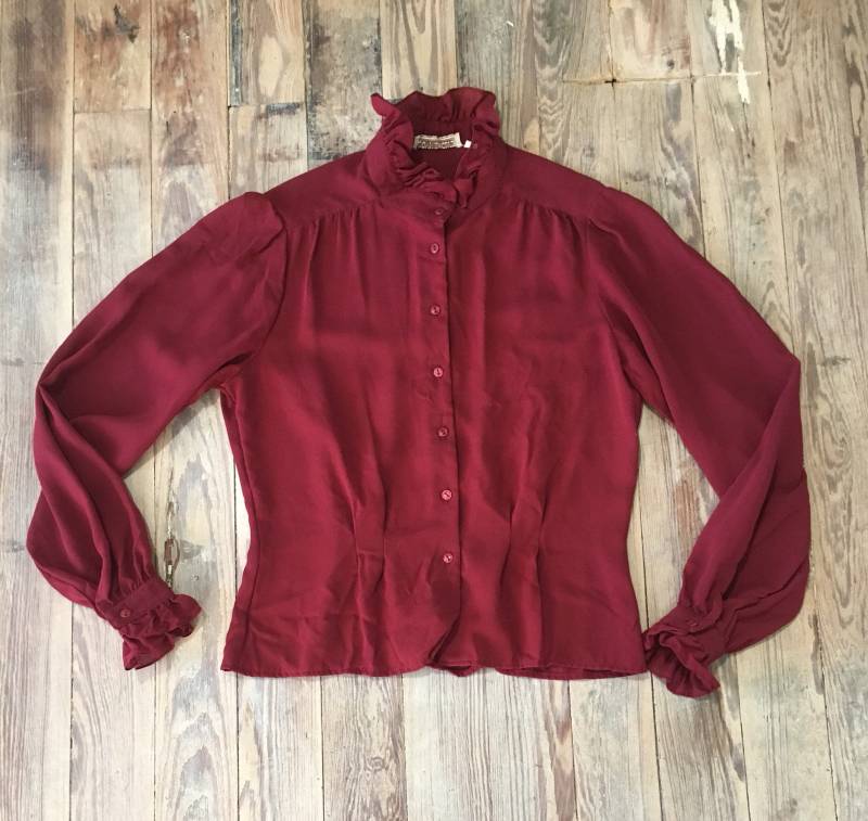 Koloniale Seidige Bluse von inezandberyl