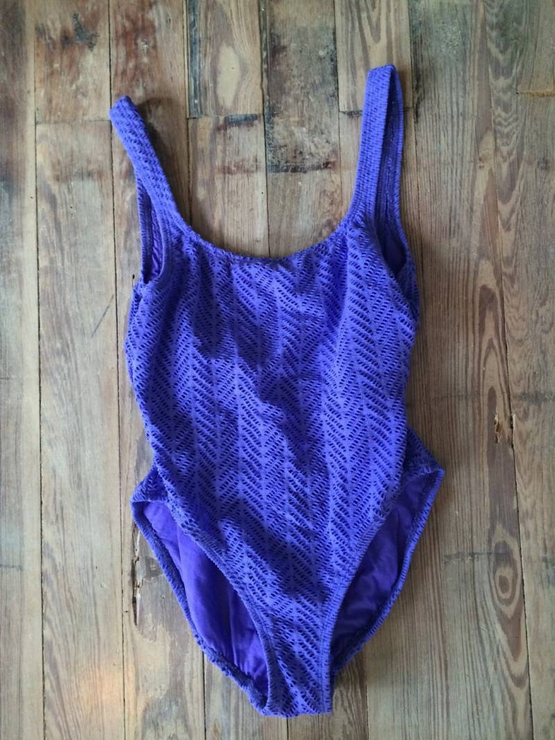 Lila Häkeln Stil Swim Suit von inezandberyl